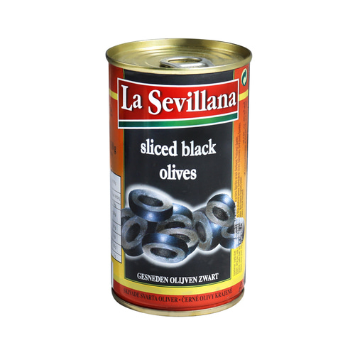 라세빌라나 슬라이스 블랙올리브 350g (캔)